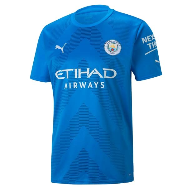 Thailand Trikot Manchester City Torwart 2022-23 Blau